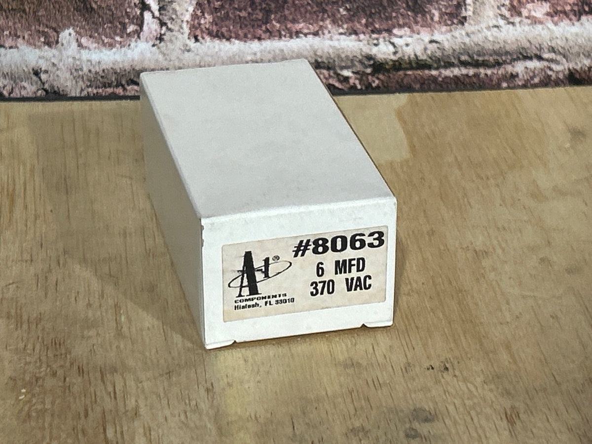 370 Vac, 6MFD 50/60 Hz, Oval Capacitor