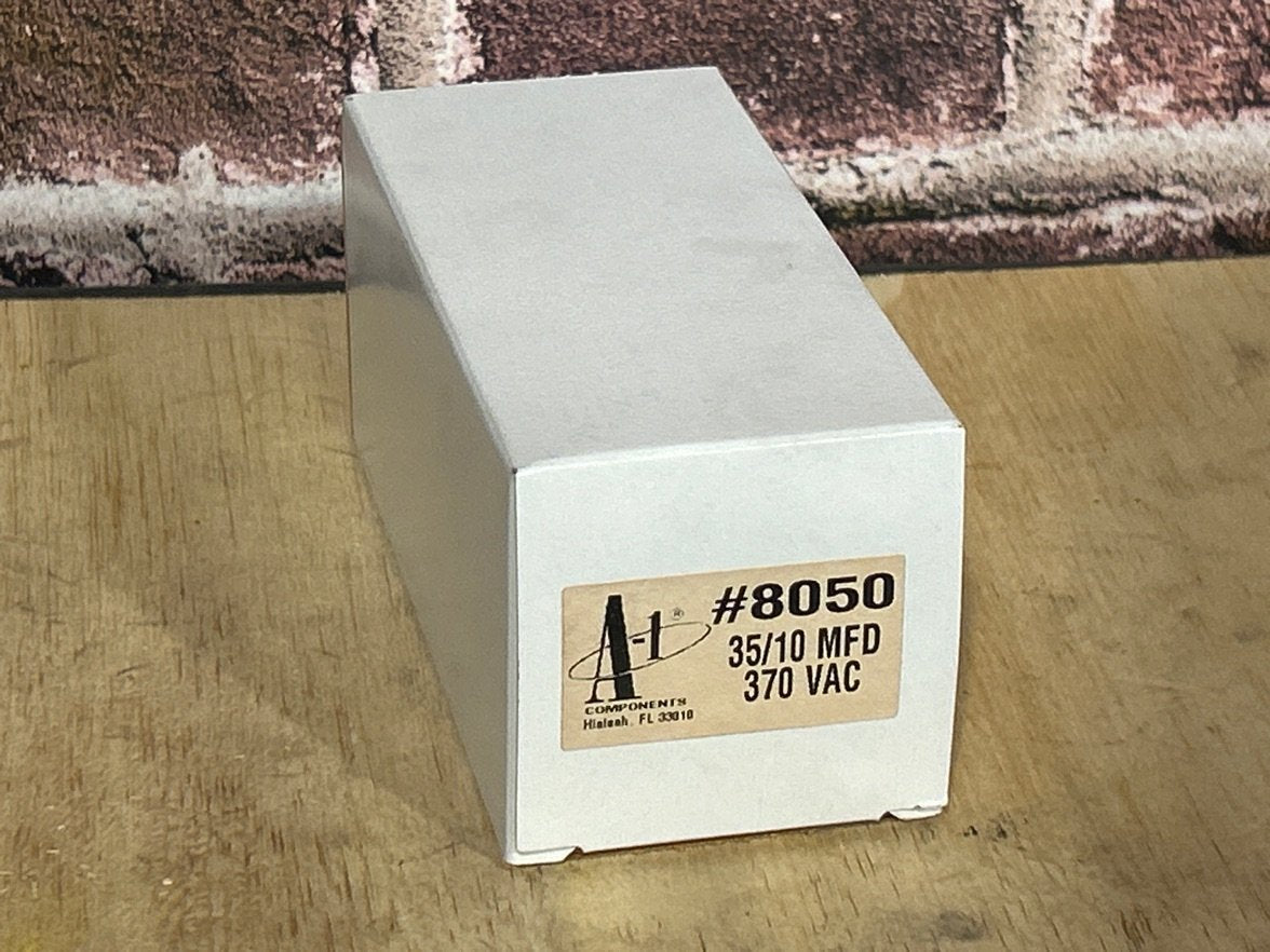 370 Vac, 35+10MFD 50/60 Hz, Round Capacitor