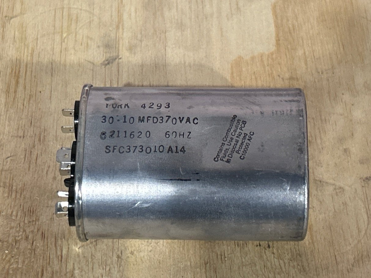 370 Vac, 30+10MFD 50/60 Hz, Oval Capacitor
