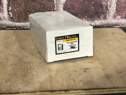 370 Vac, 40+10MFD 50/60 Hz, Oval Capacitor