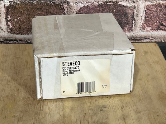 370 Vac, 55+5MFD 50/60 Hz, Oval Capacitor