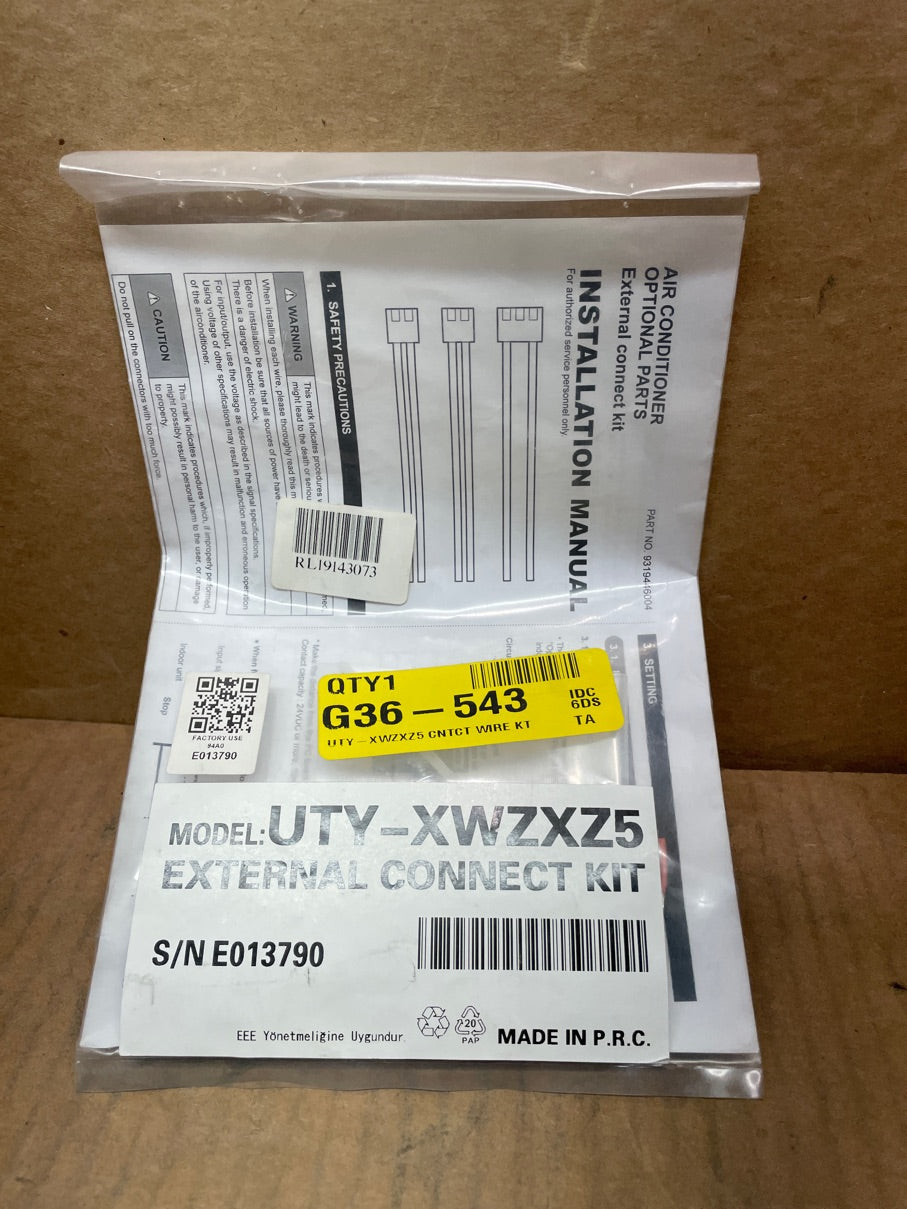 External Connect Kit for Fujitsu Units