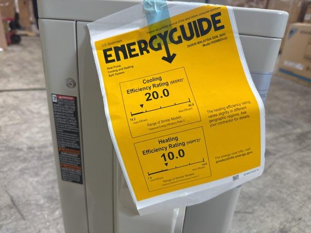 9,000 BTU Single-Zone Outdoor Inverter Heat Pump Mini Split Unit, 20 SEER2 208-230/60/1 R-410A