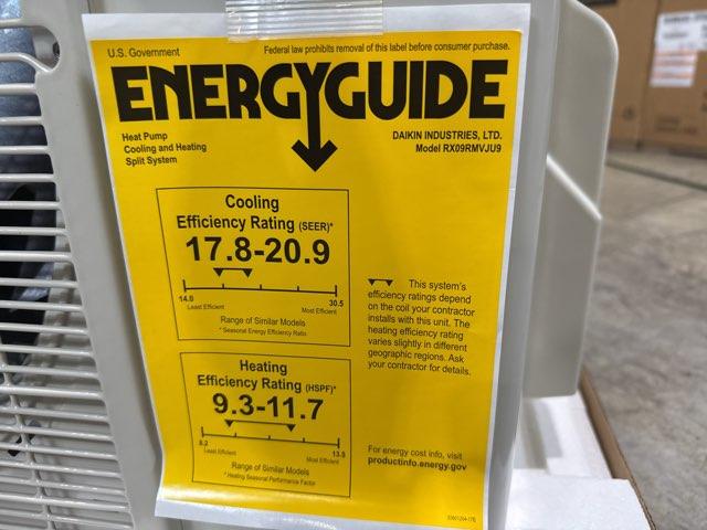 9,000 BTU Single-Zone Outdoor Inverter Heat Pump Mini Split Unit, 18 SEER 208-230/60/1 R-410A