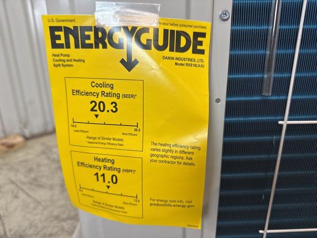 18,000 BTU Single-Zone Outdoor Inverter Heat Pump Mini Split Unit, 20.3 SEER 208-230/60/1 R-410A