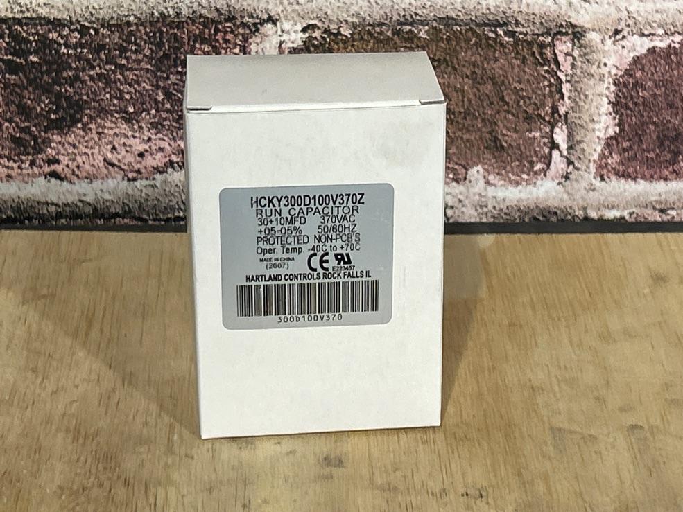 370 Vac, 30+10MFD 50/60 Hz, Oval Capacitor