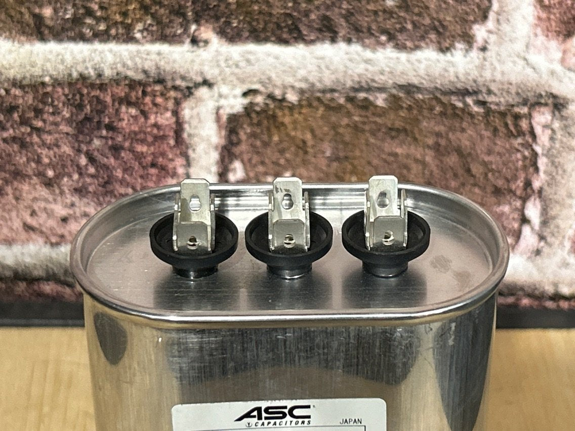 370 Vac, 80+5MFD 50/60 Hz, Oval Capacitor