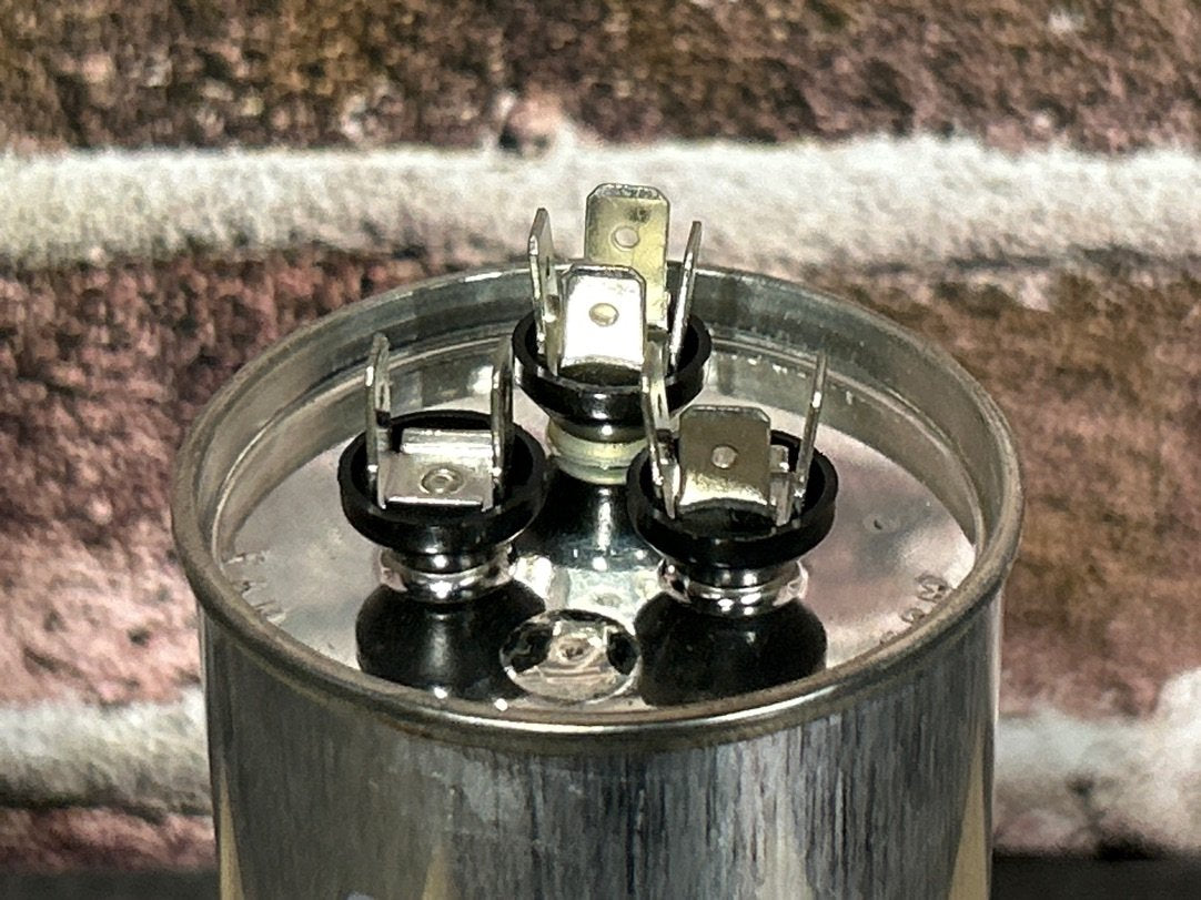 370 Vac, 80+10MFD 50/60 Hz, Round Capacitor