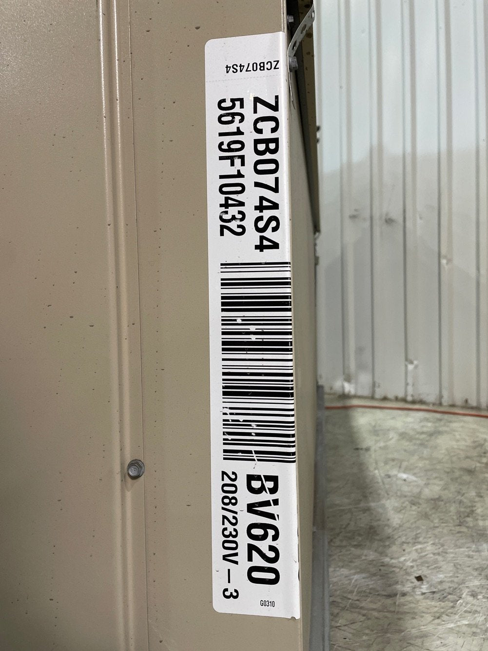 6 Ton Two-Stage Convertible Packaged Air Conditioning Unit,  SEER, 208-230/60/3, R410A