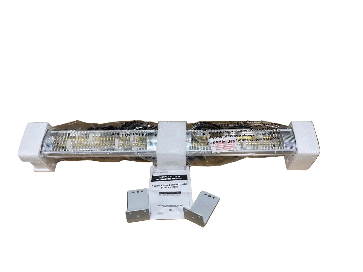 Electric Infrared Patio Heater, 3,000 watts, 208-240/60/1