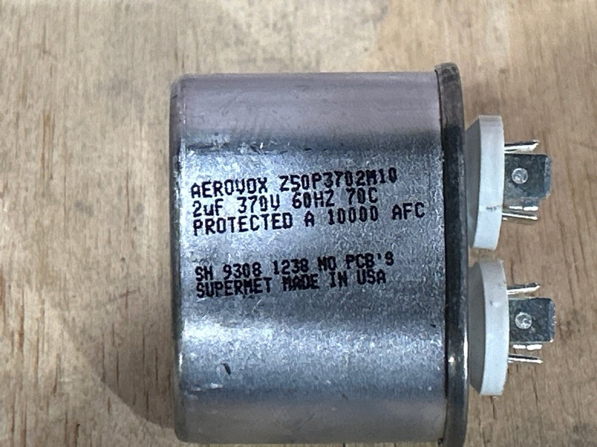 370 Vac, 2MFD 60 Hz, Oval Capacitor