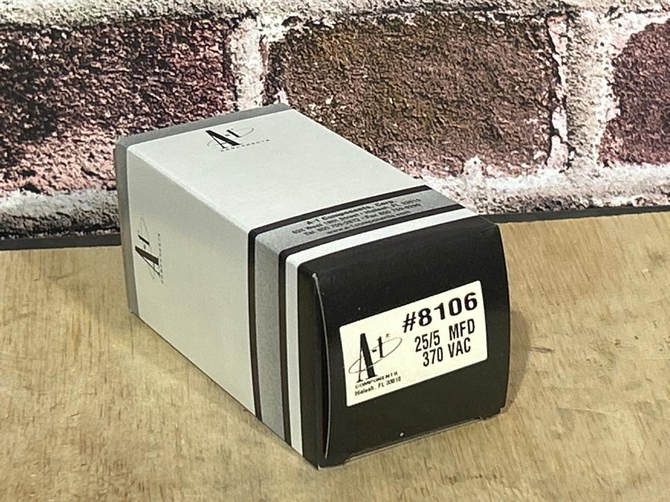 370 Vac, 25+5MFD 50/60 Hz, Oval Capacitor