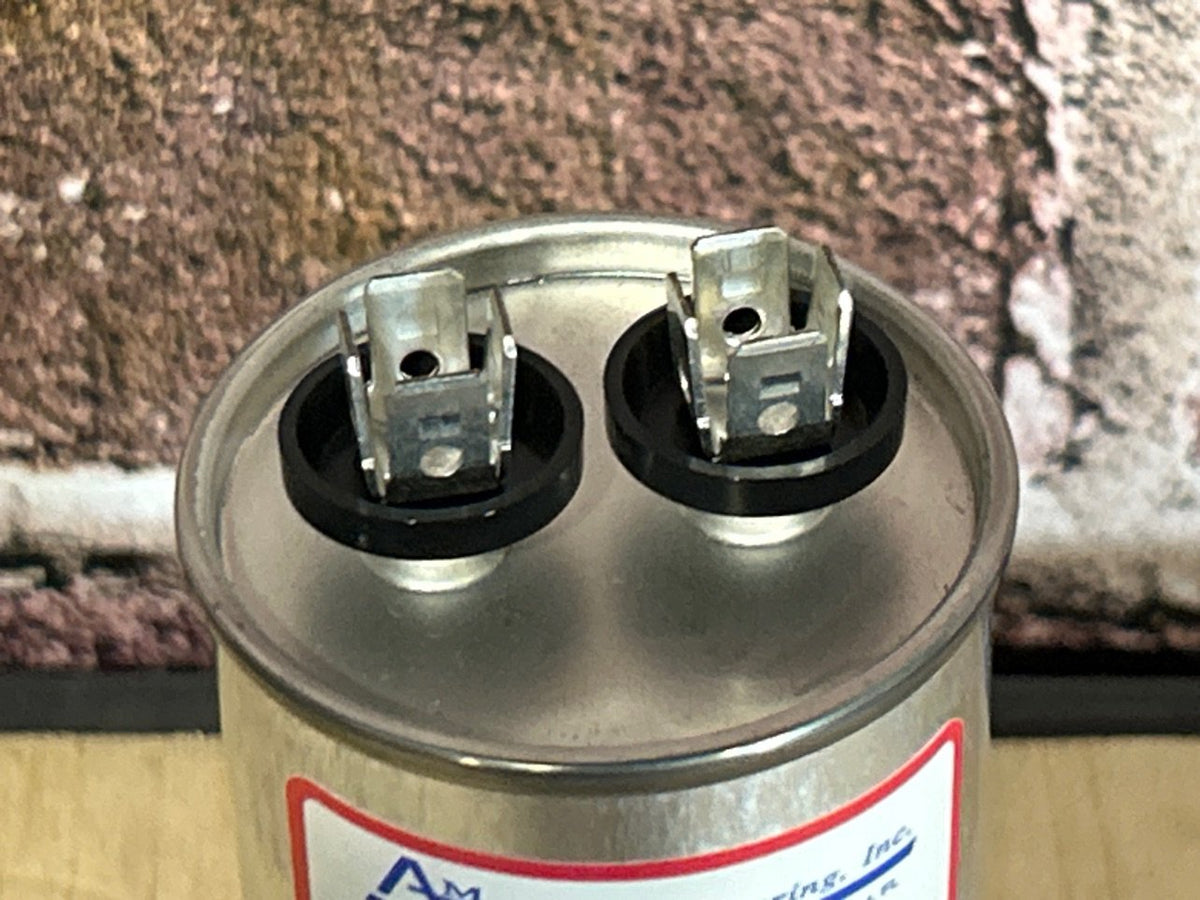 370 Vac, 30MFD 50/60 Hz, Round Capacitor