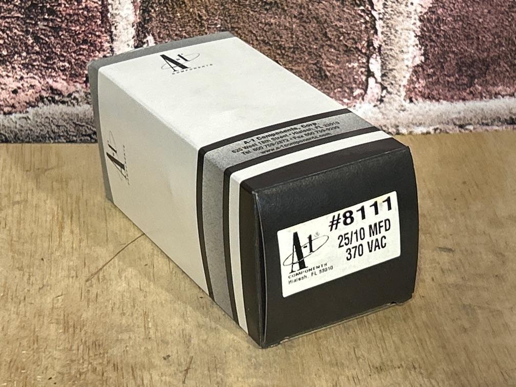 370 Vac, 25+10MFD 50/60 Hz, Oval Capacitor