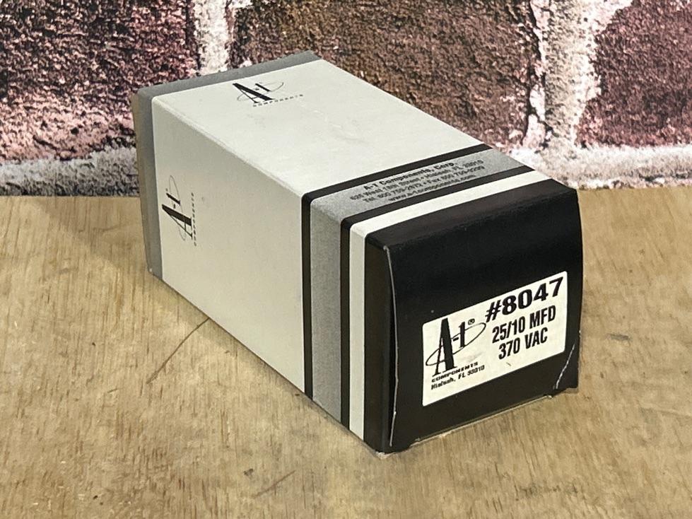 370 Vac, 25+10MFD 50/60 Hz, Round Capacitor