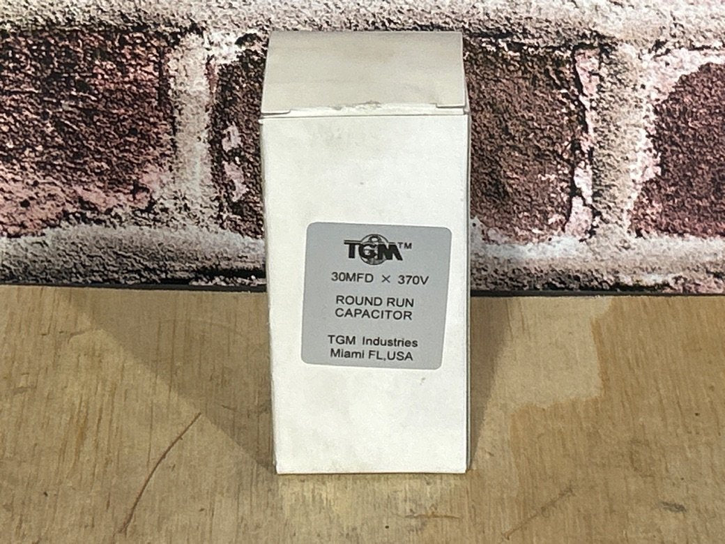 370 Vac, 30MFD 50/60 Hz, Round Capacitor