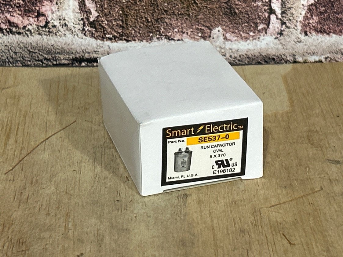 370 Vac, 5MFD 50/60 Hz, Oval Capacitor