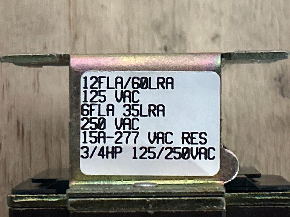 24 VAC 2 Pole, 50/60 Hz, Power Relay