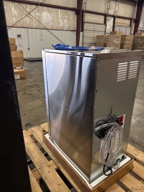 26 lb Stainless Steel Undercounter Ice Maker, 115 Volt
