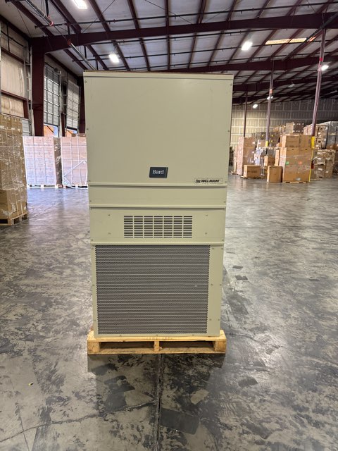 3 Ton Wall-Mount Heat Pump, 11.1 EER, 208-230/60/1, R410A W/10 KW Heat