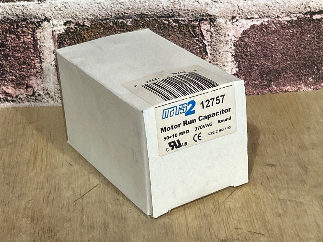 370 Vac, 50MFD 50/60 Hz, Round Capacitor