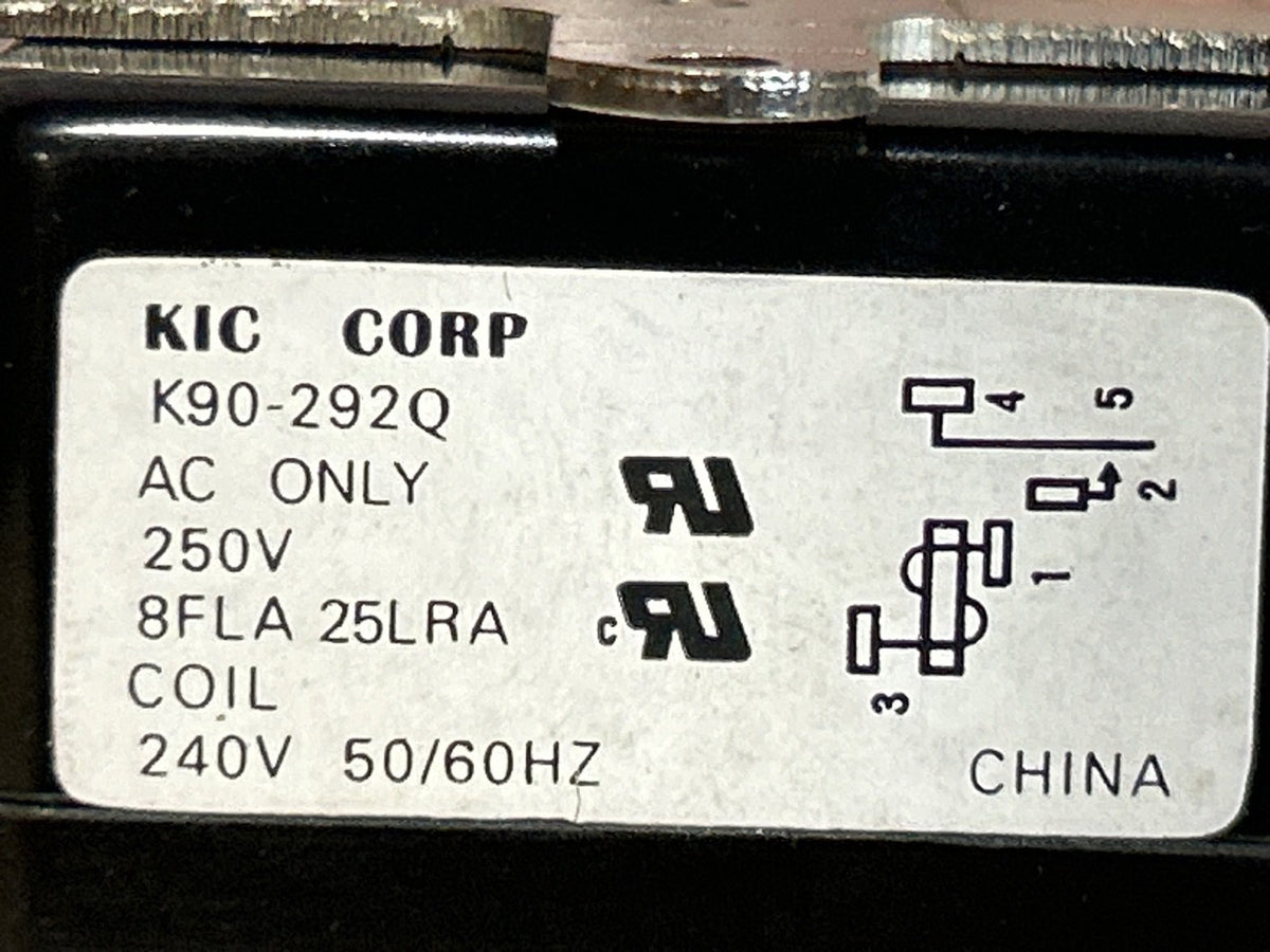 240 V, 50/60 Hz, Relay