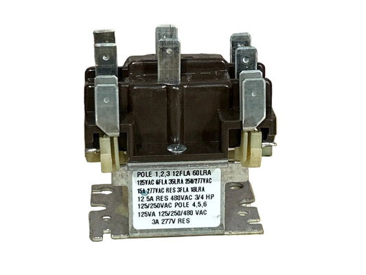 208/240 V, 50/60 Hz, 12 Amps, Relay