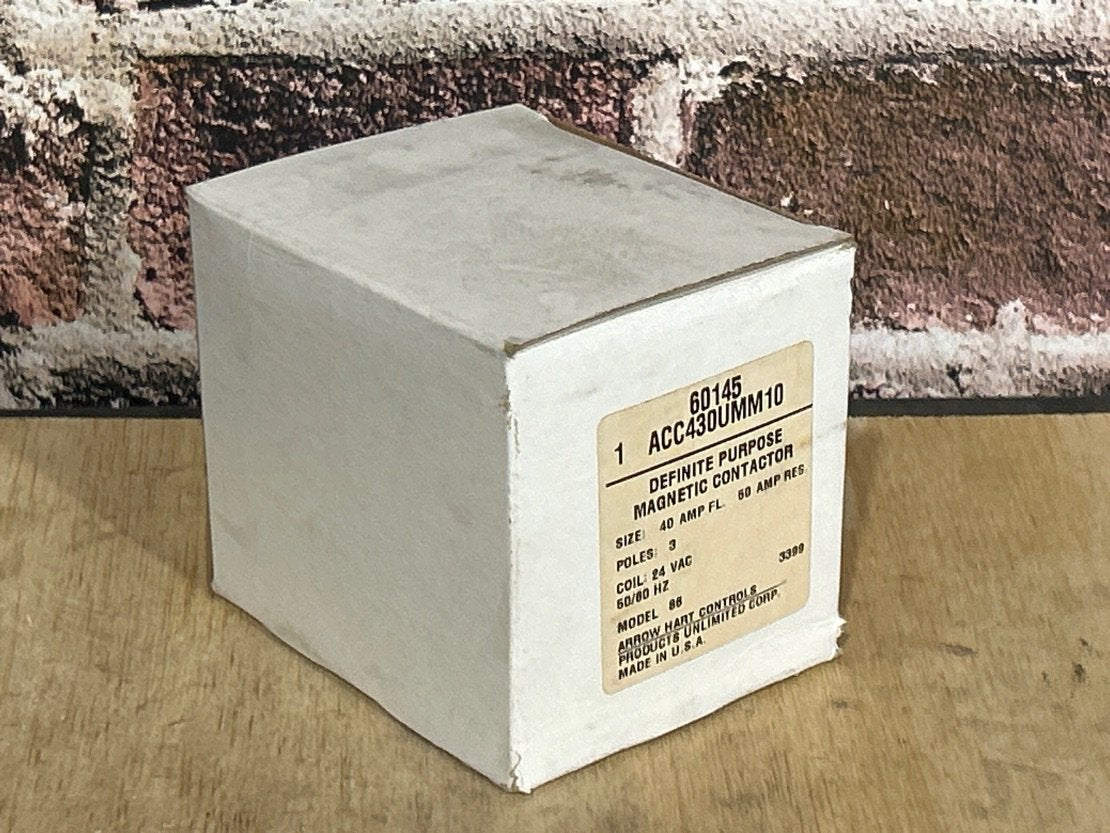 24 V, 50/60 Hz, 40 Amps 3 Pole Contactor