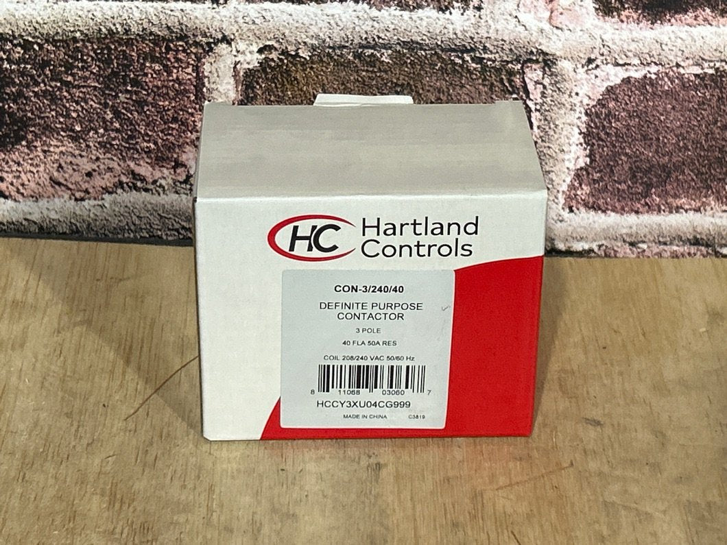 208/240 V, 50/60 Hz, 40 Amps 3 Pole Contactor