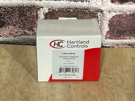 208/240 V, 50/60 Hz, 40 Amps 3 Pole Contactor