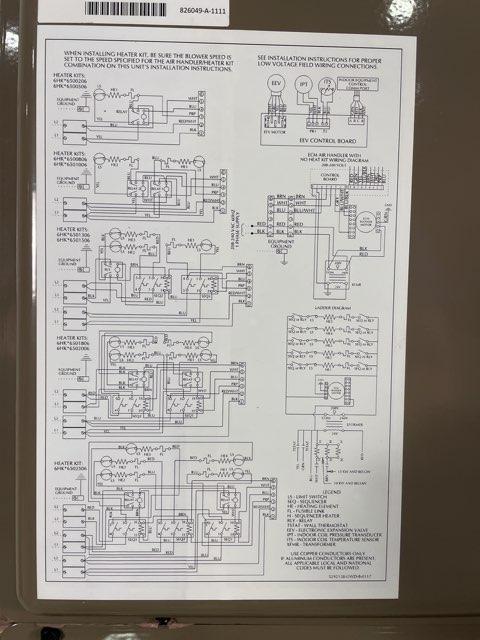 5 Ton AC/HP ECM Communicating Multiposition Air Handler 208-230/60/1 R-410A CFM 1800