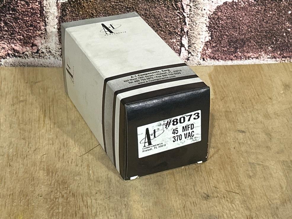 370 Vac, 45MFD 50/60 Hz, Oval Capacitor