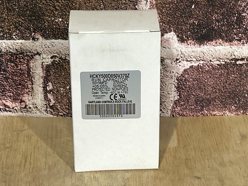 370 Vac, 50+5MFD 50/60 Hz, Oval Capacitor