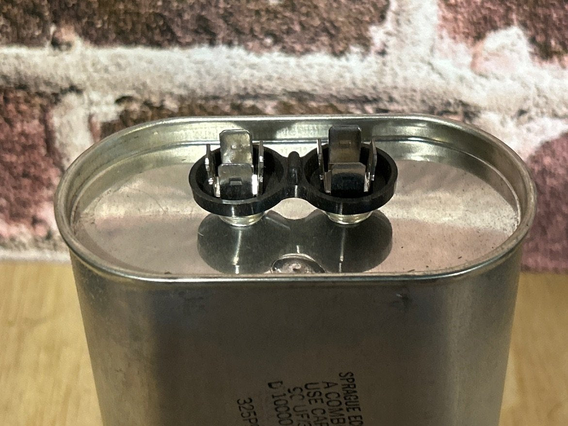 370 Vac, 90MFD 50/60 Hz, Oval Capacitor