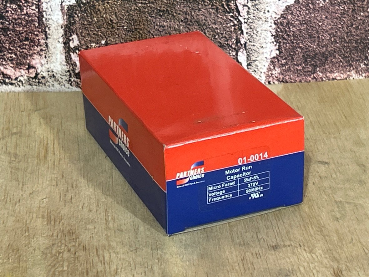 370 Vac, 55MFD 50/60 Hz, Oval Capacitor