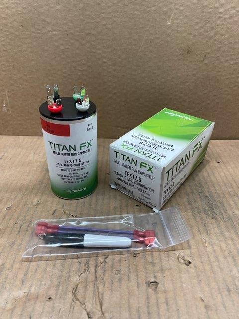 370/440 Vac, 17.5 MFD (2.5/5/10), 50/60 Hz, Multi-Rated Round Capacitor