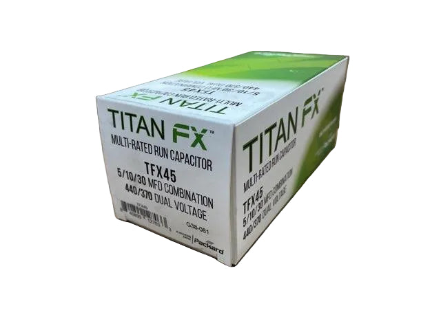 370/440 Vac, 45 MFD (5/10/30), 50/60 Hz, Multi-Rated Round Capacitor