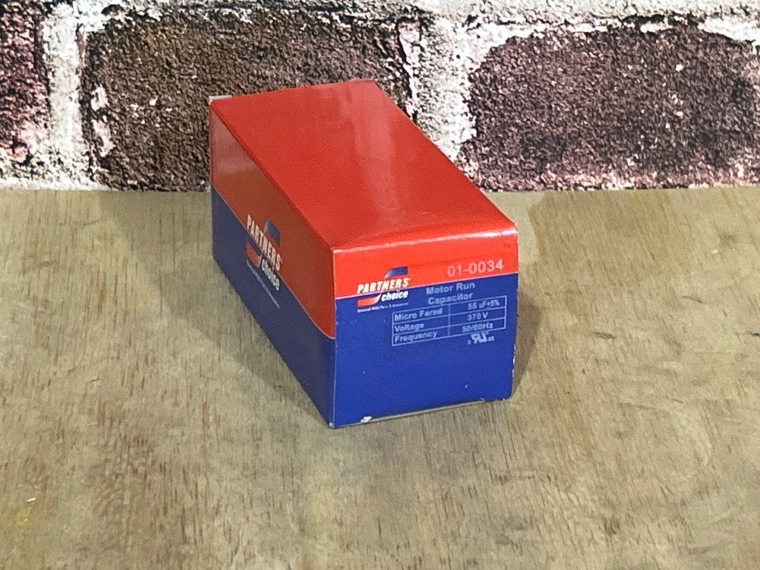370 Vac, 55MFD 50/60 Hz, Round Capacitor