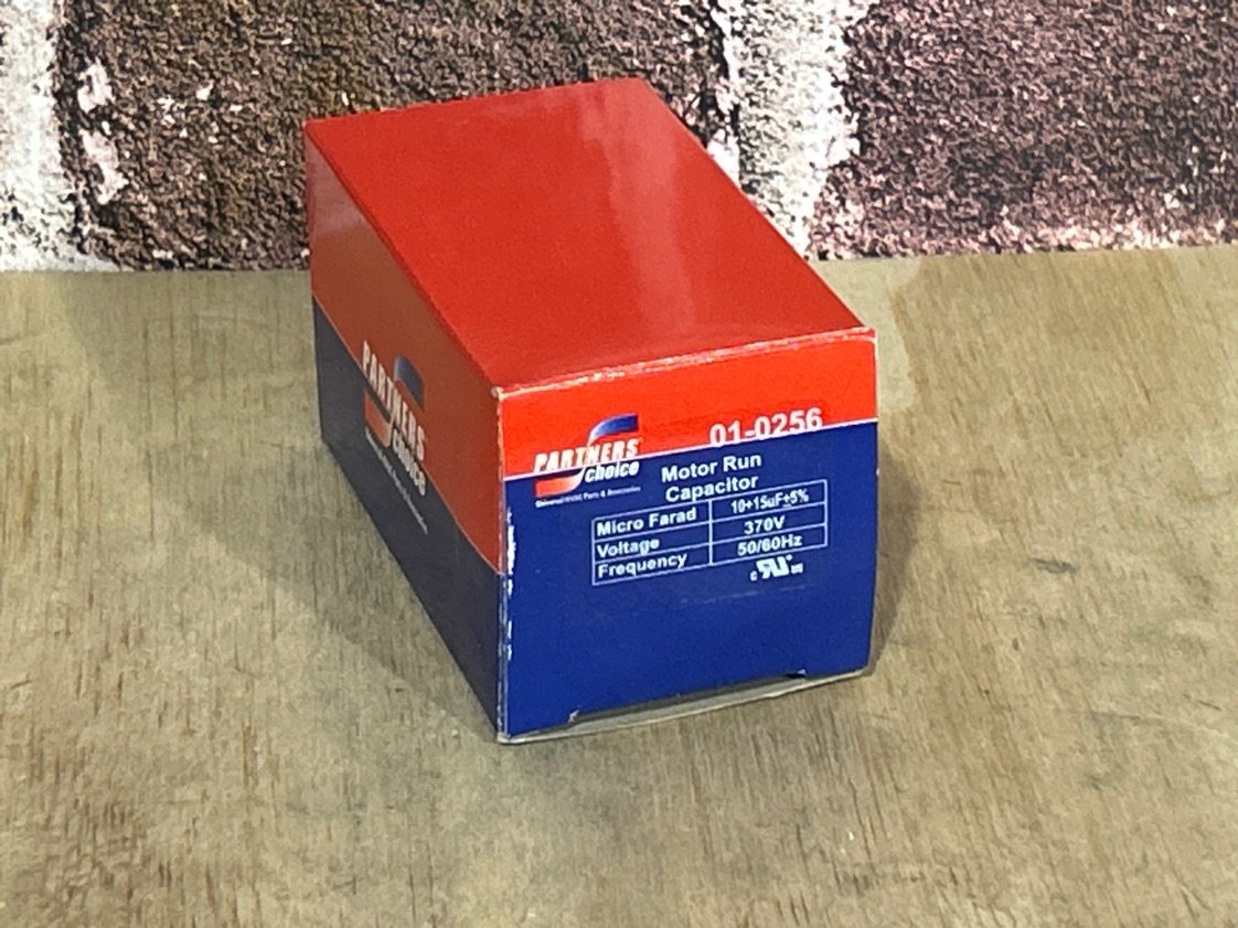 370 Vac, 15+10MFD 50/60 Hz, Round Capacitor