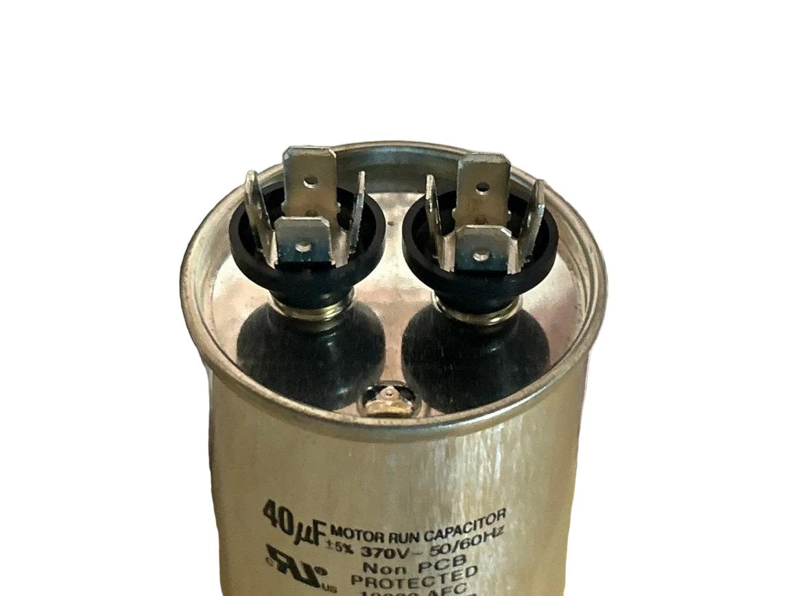 370 Vac, 40MFD 50/60 Hz, Round Capacitor