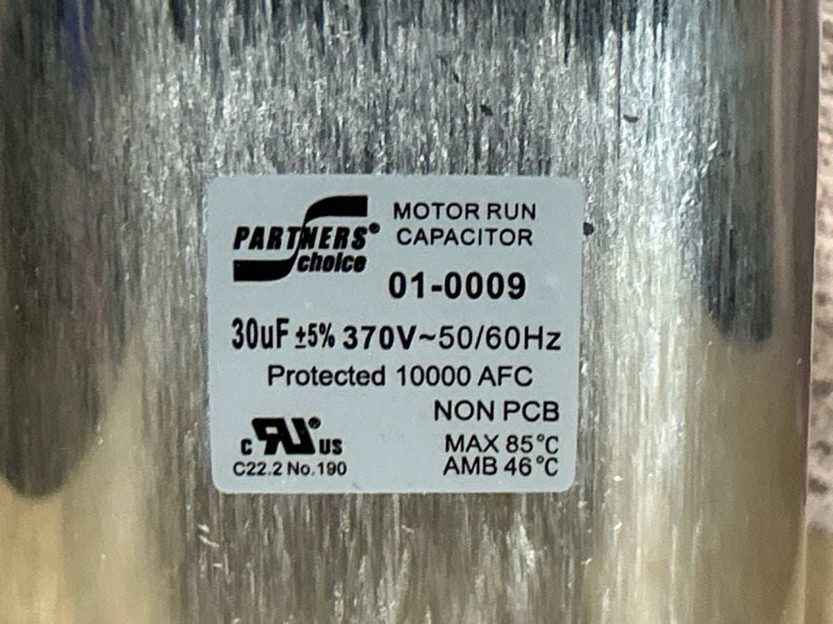 370 Vac, 30MFD 50/60 Hz, Oval Capacitor