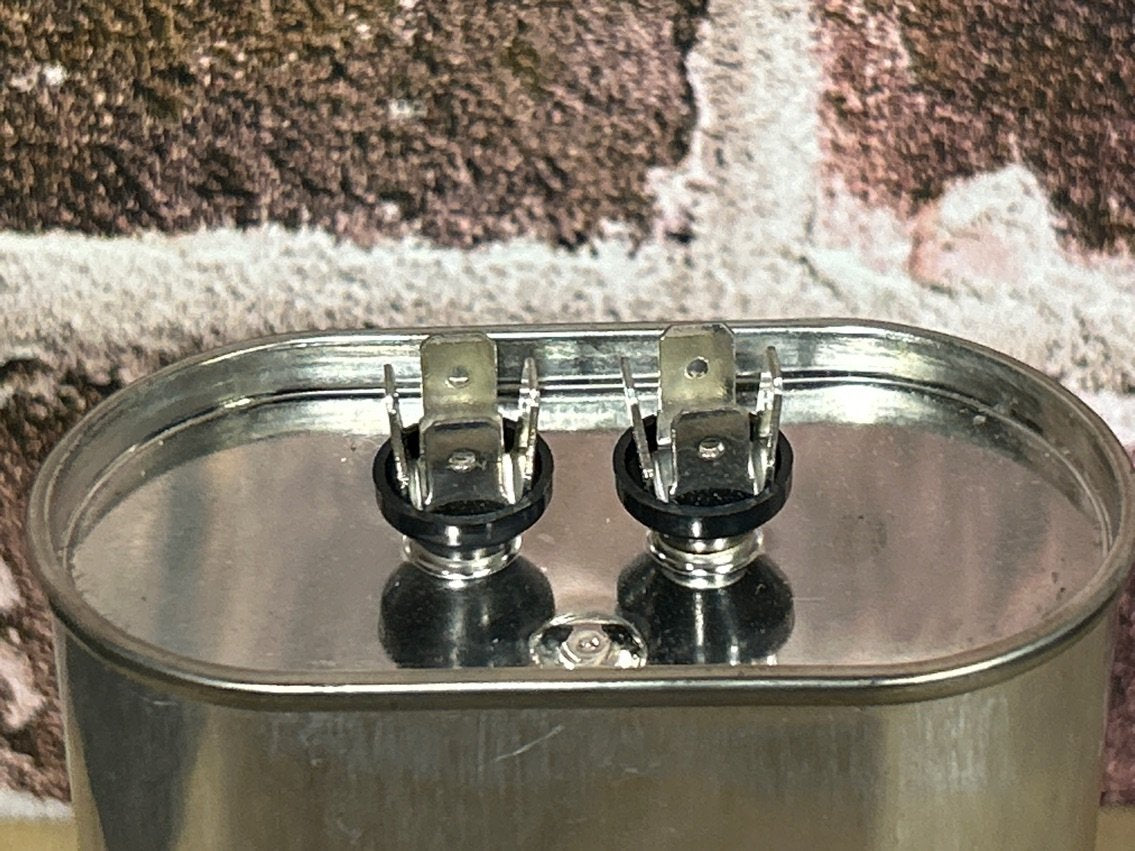 370 Vac, 75MFD 50/60 Hz, Oval Capacitor