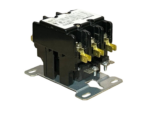 24 V, 50/60 Hz, 25 Amps 3 Pole Contactor