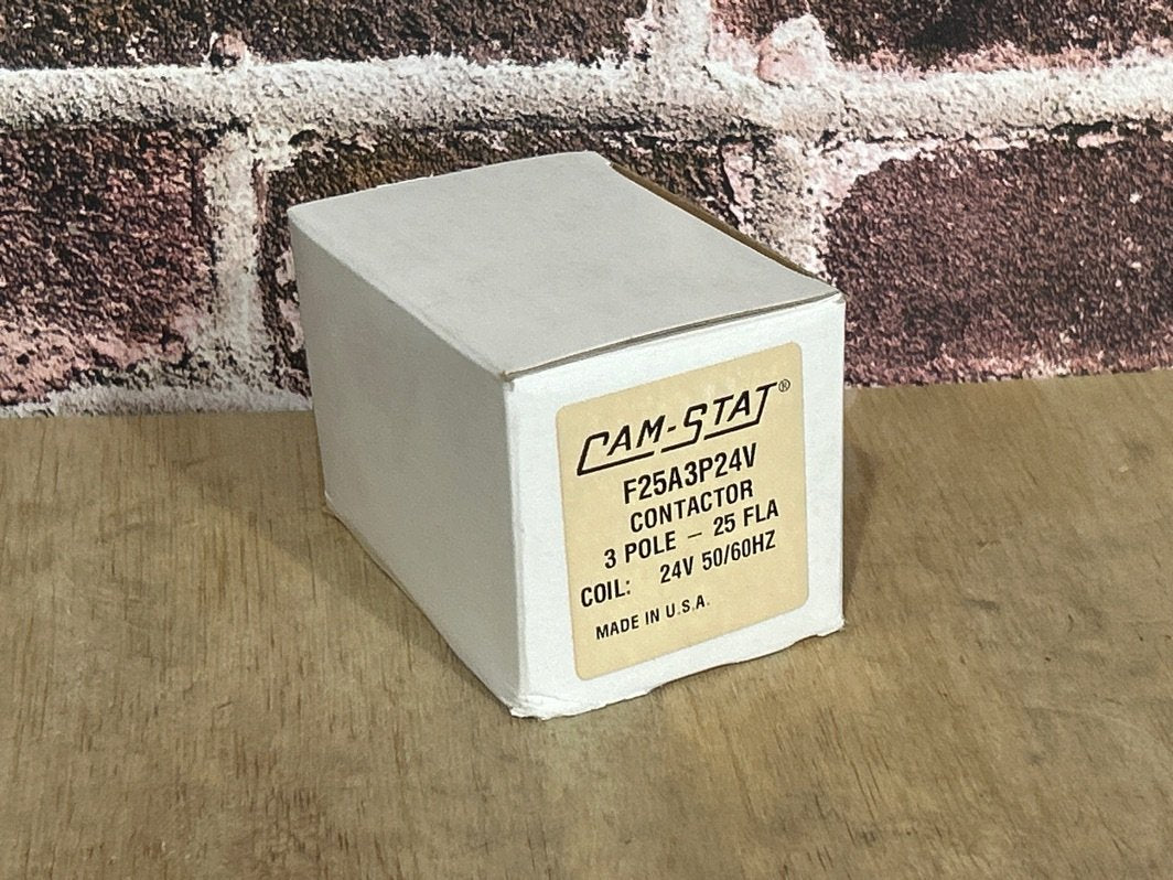 24 V, 50/60 Hz, 25 Amps 3 Pole Contactor