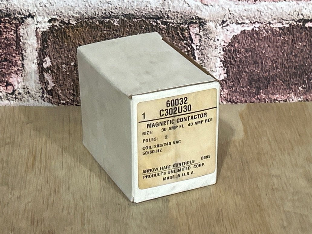 208/240 V, 50/60 Hz, 30 Amps 2 Pole Contactor