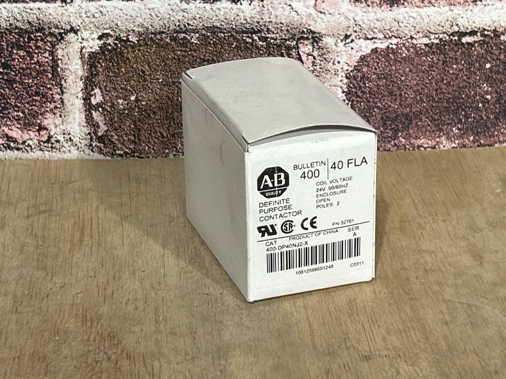 24 V, 50/60 Hz, 30 Amps 2 Pole Contactor