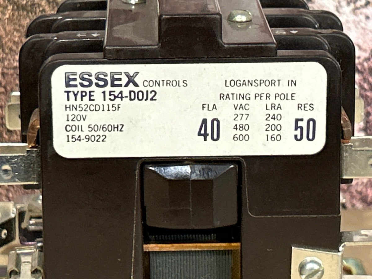 120V, 50/60 Hz, 40 Amps 2 Pole Contactor