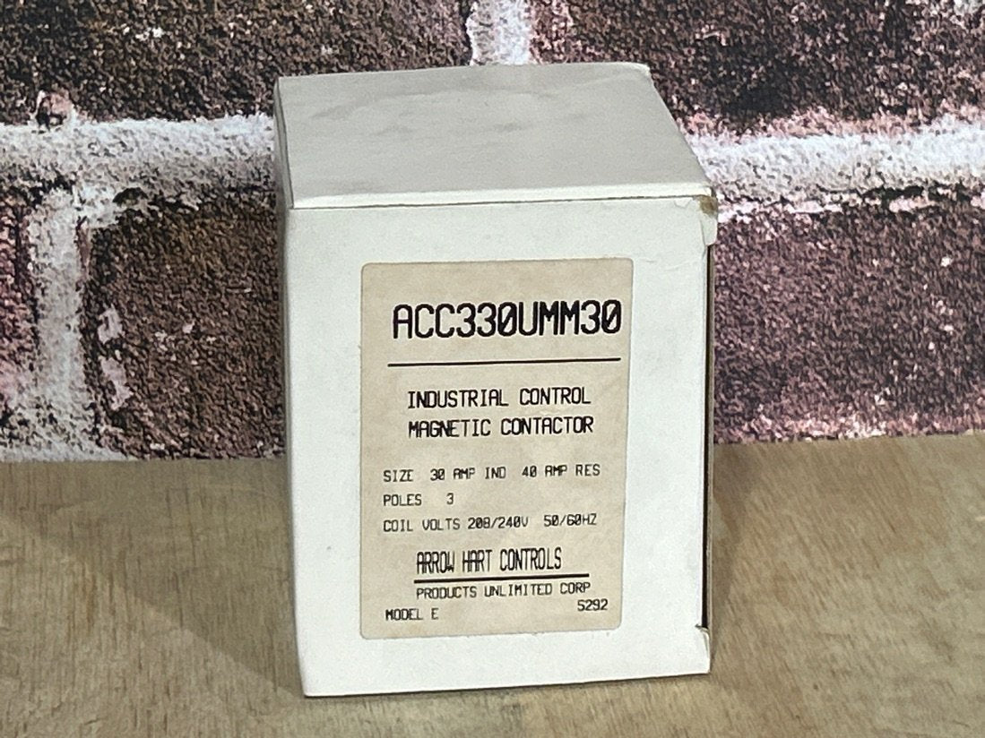 208/240 V, 50/60 Hz, 30 Amps 3 Pole Contactor