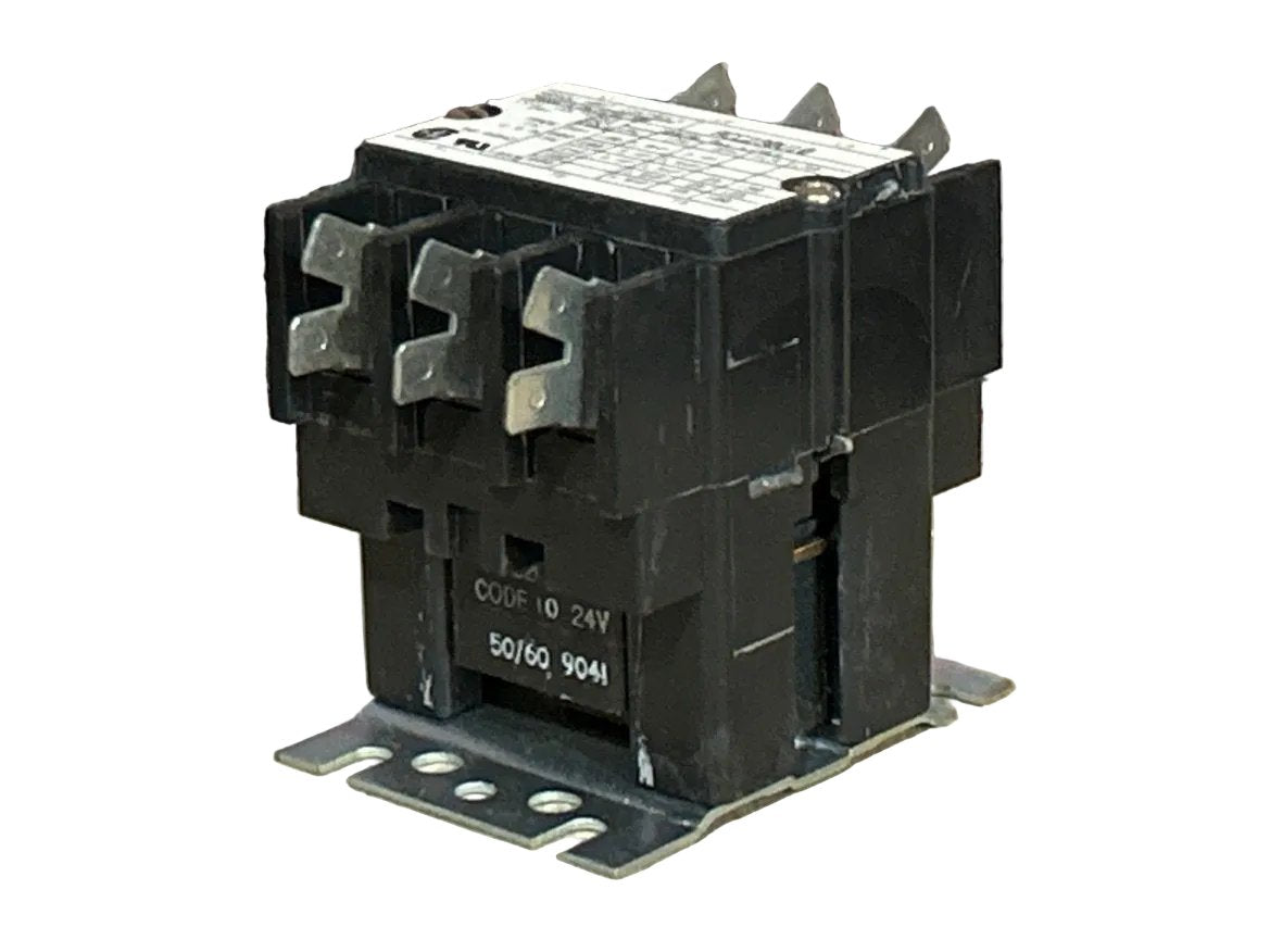 24 V, 50/60 Hz, 30 Amps 3 Pole Contactor