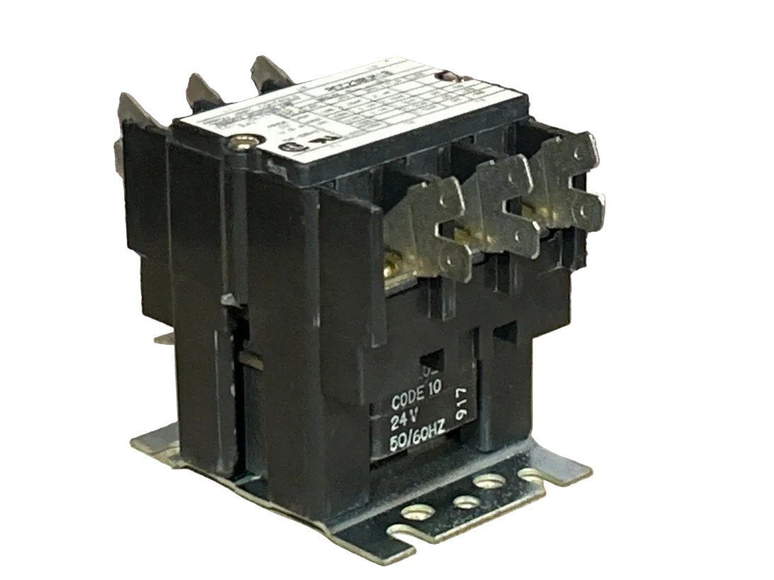 24 V, 50/60 Hz, 25 Amps 3 Pole Contactor